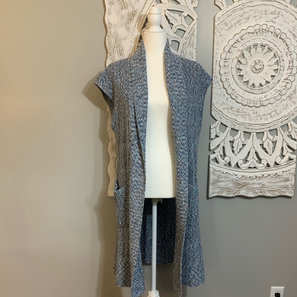 Cabi Long Sleeveless Sweater